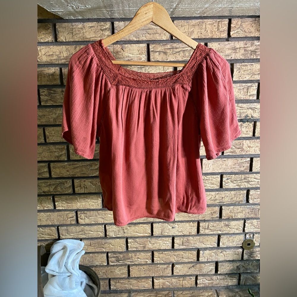 ‎American eagle 1-4th sleeve blouse